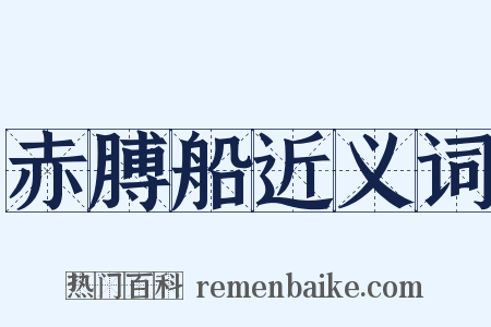 赤膊船近义词是什么意思的图片